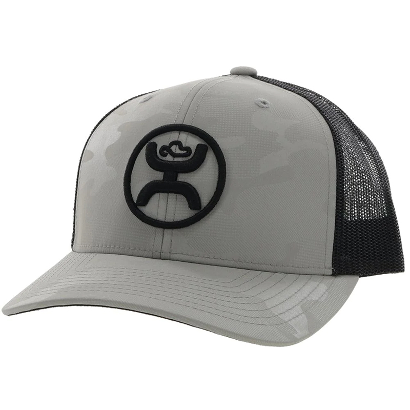 Hooey Grey Camo Cap
