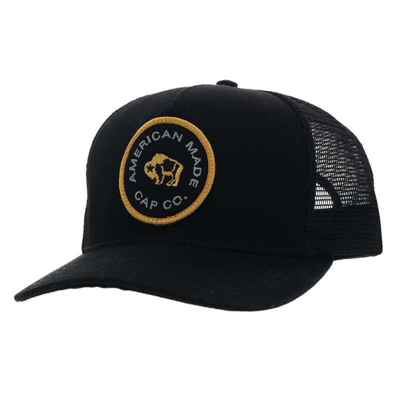 American Made 2.0 Black Hooey Cap 9731T-BK