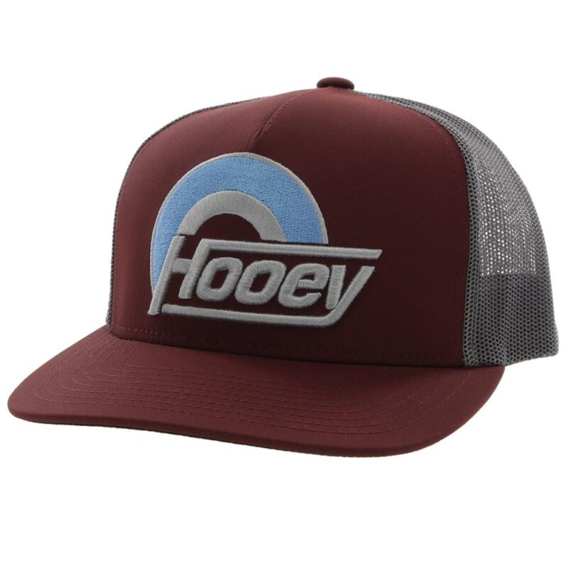 Hooey "SUDS" MAROON/GREY HAT