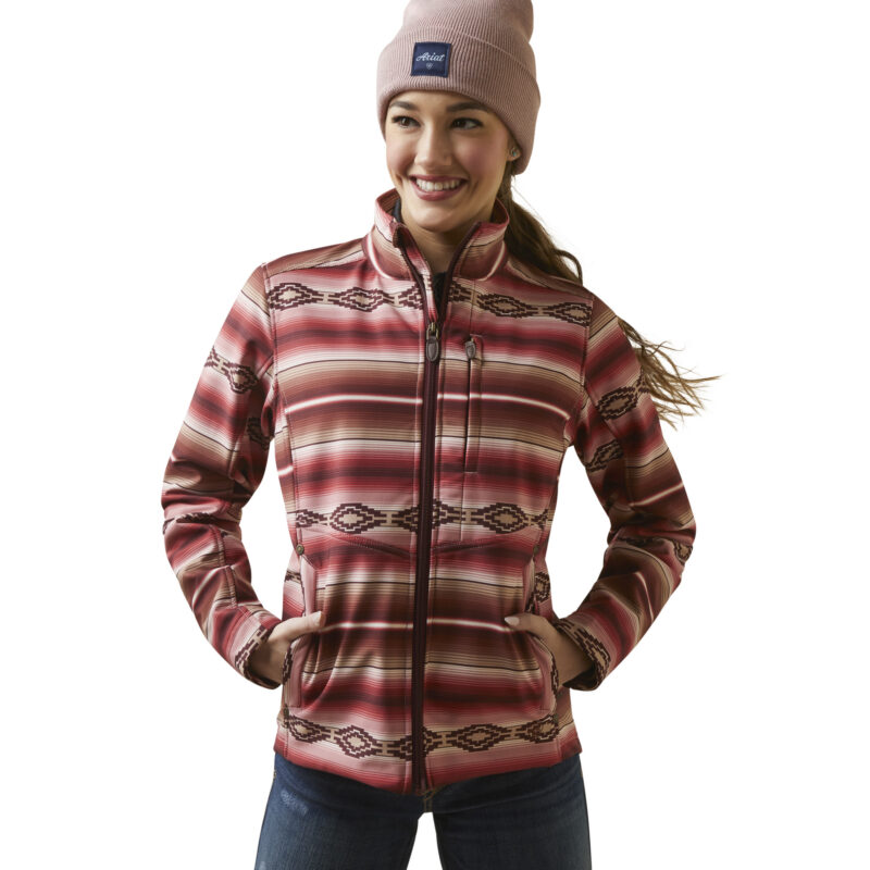 Women's Ariat Softshell Blushing Serape Jacket 10046669