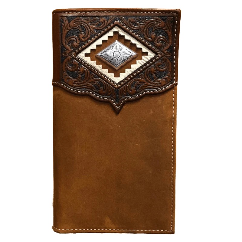 Ariat Mens Wallet Medium Brown A3543044