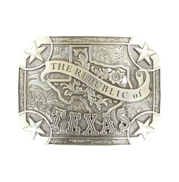 Nocona Republic of Texas Belt Buckle 37983