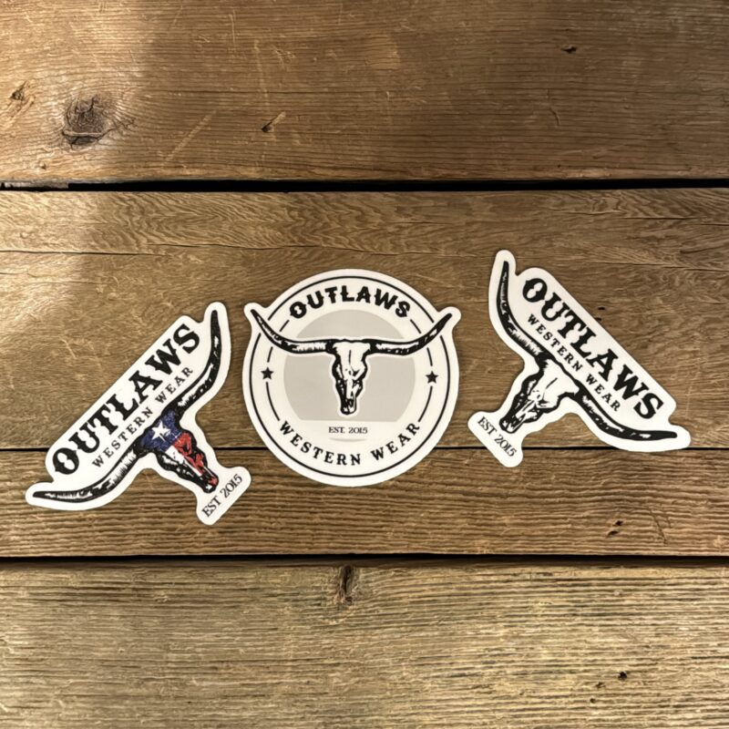 Outlaws Stickers (3 Pack)