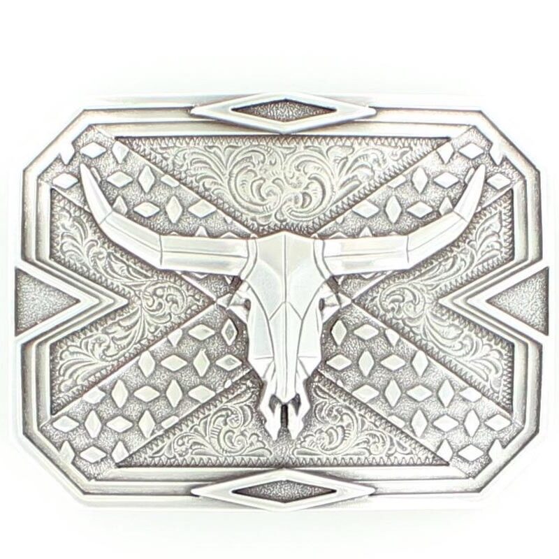 Nocona Steer Skull Belt Buckle 37680