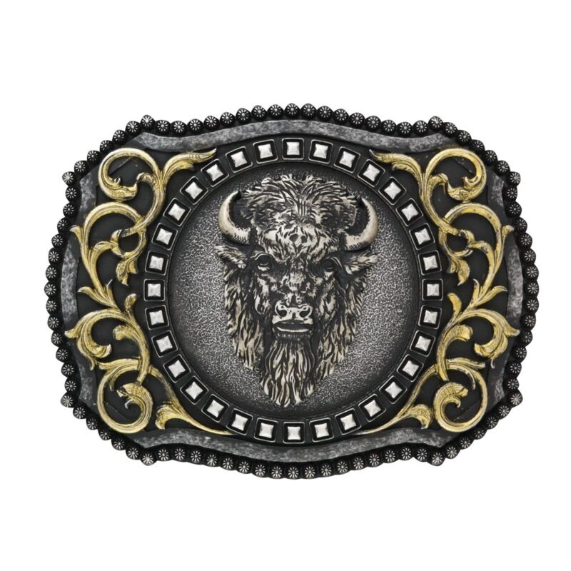 Nocona Buffalo Head Belt Buckle 37010