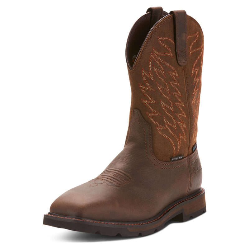 Men's Ariat Groundbreaker Steel Toe Waterproof Work Boots 10024992