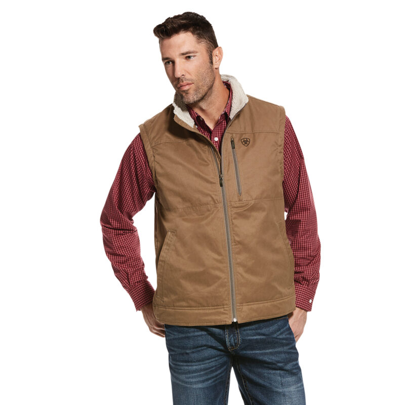 Men's Ariat Grizzly Canvas Cub Vest 10028416