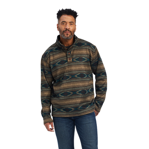 Men's Ariat Wesley Brindlewood Serape Print Pullover Sweater 10041414