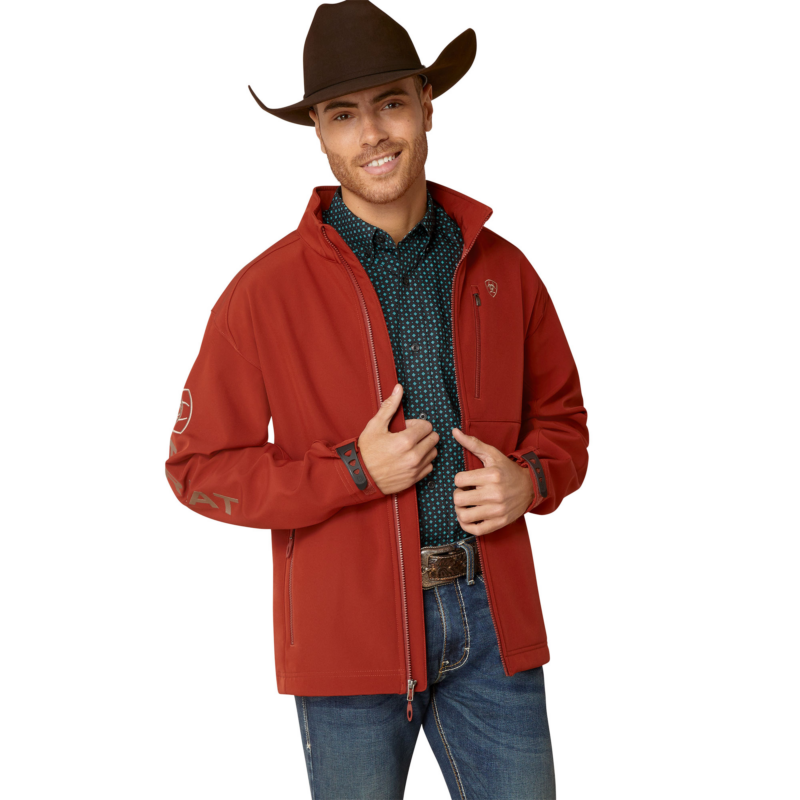 Men's Ariat Logo 2.0 Softshell Koa Wood Jacket 10046730
