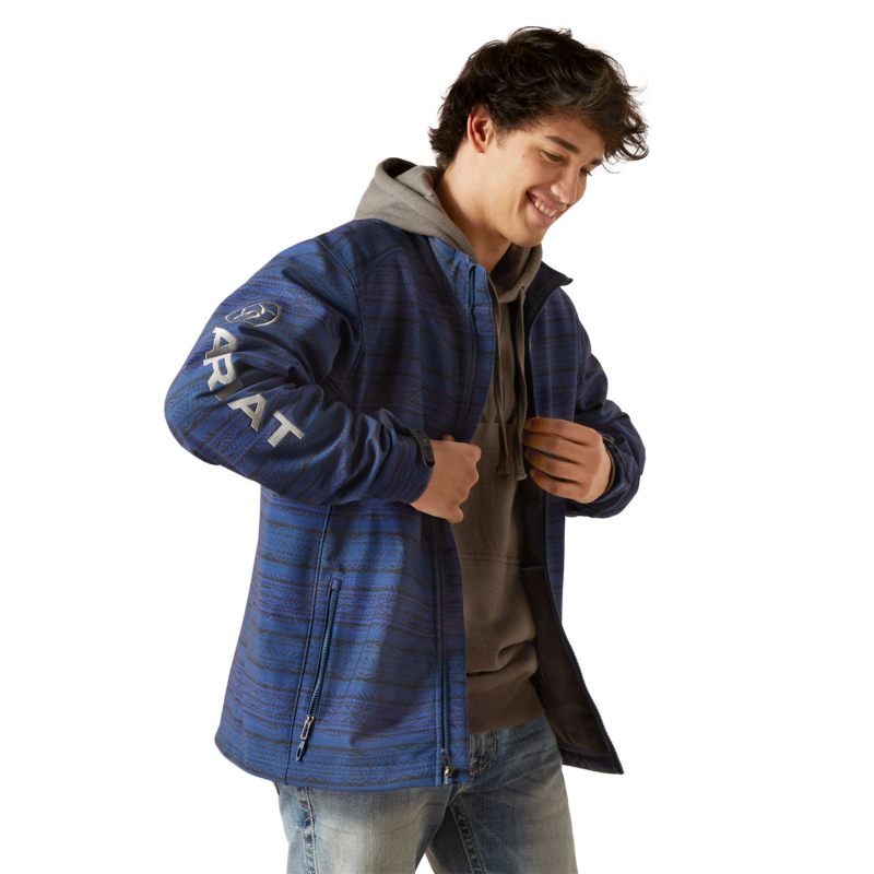 Men's Ariat Logo 2.0 Softshell Midnight Summer Jacket 10046789