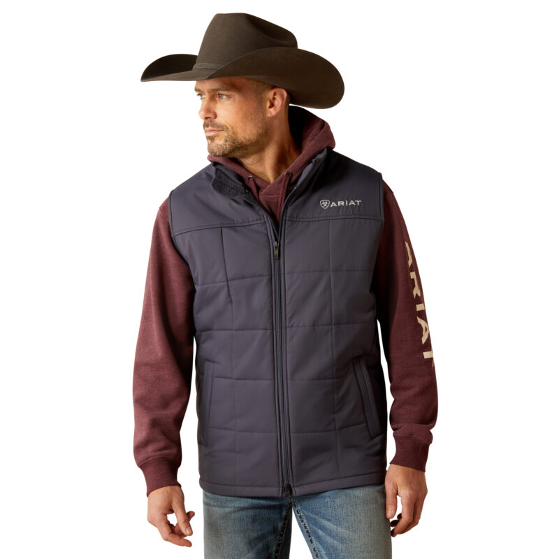 Men's Ariat Crius Insulated Odyssey Grey Vest 10051972