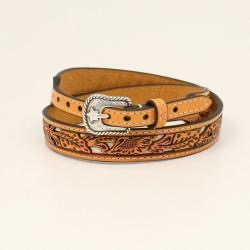 Genuine Leather Floral Tooled Hatband 0275205