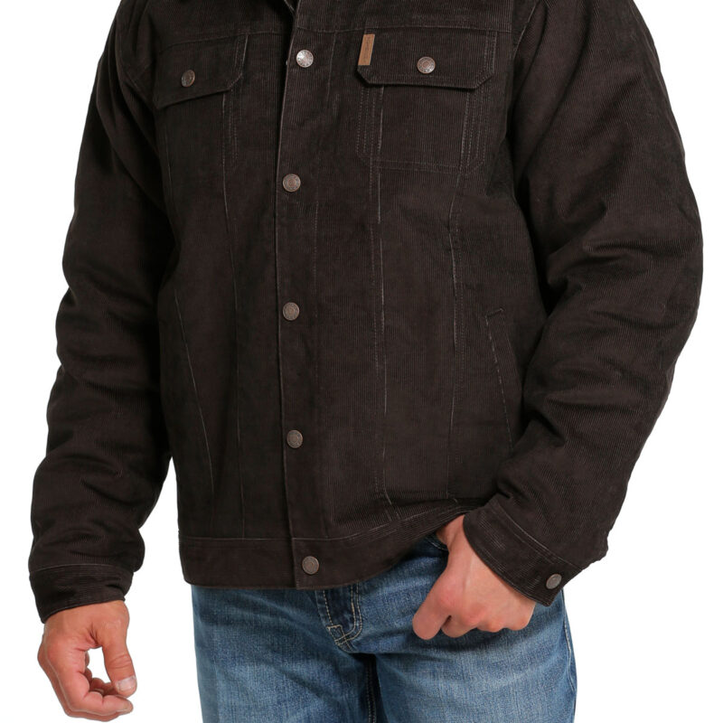 Men's Cinch Brown Corduroy Trucker Jacket MWJ1511010