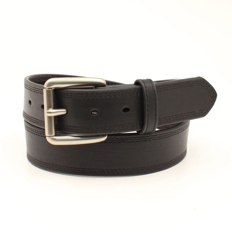 Men's Ariat Classic Smooth Black Leather Belt A1034801