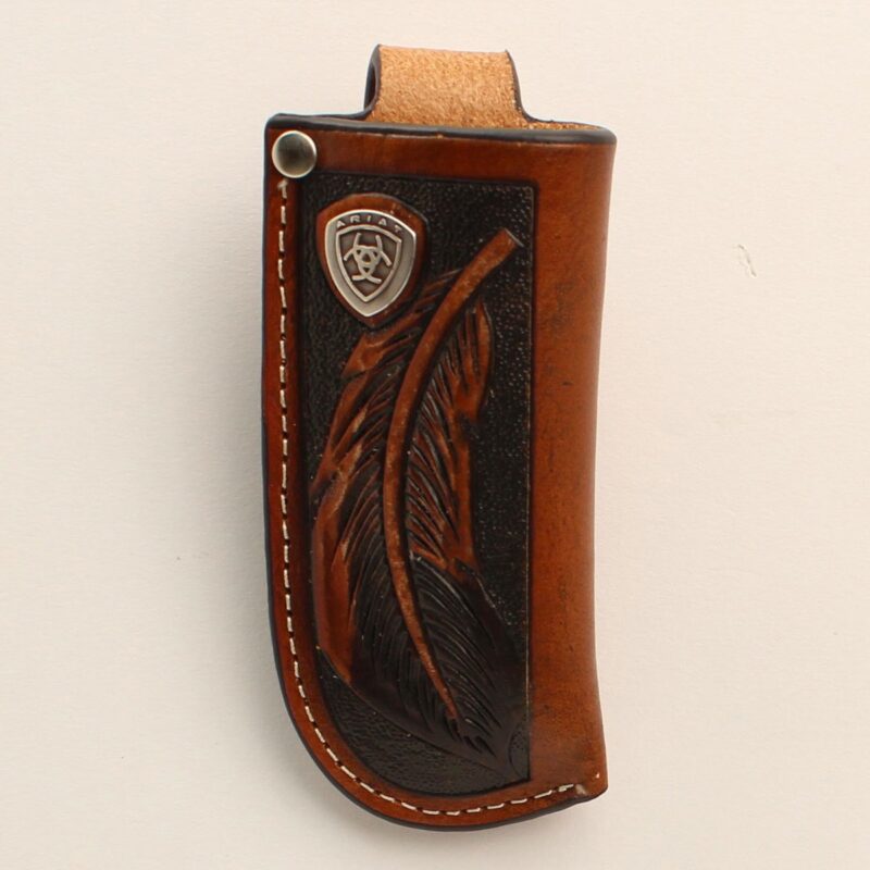 Ariat Knife Sheath Brown Feather A1800608