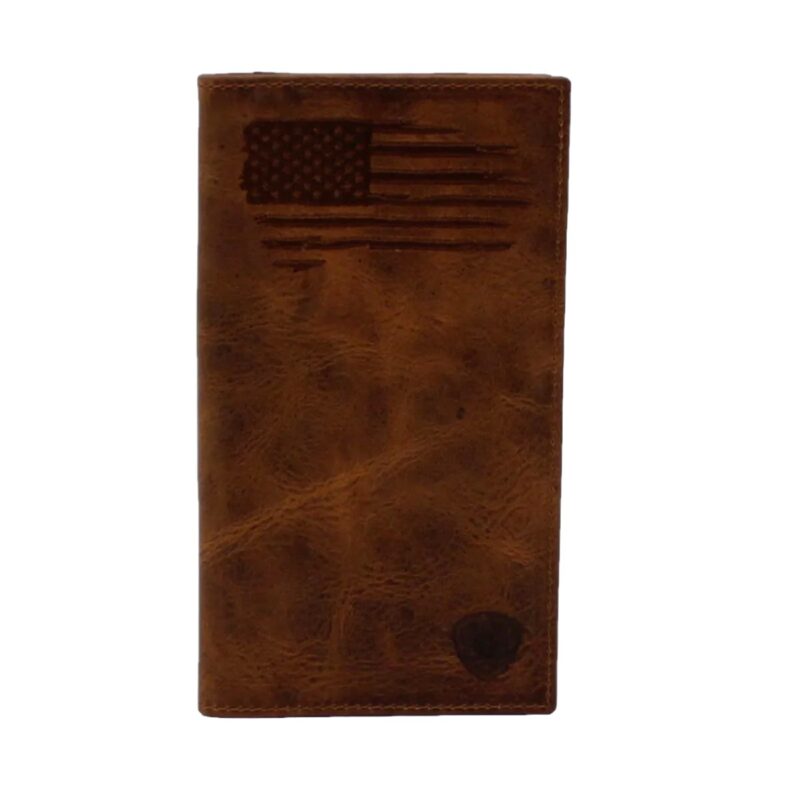 Ariat Rodeo Wallet Distressed Stitch USA Flag A3545802