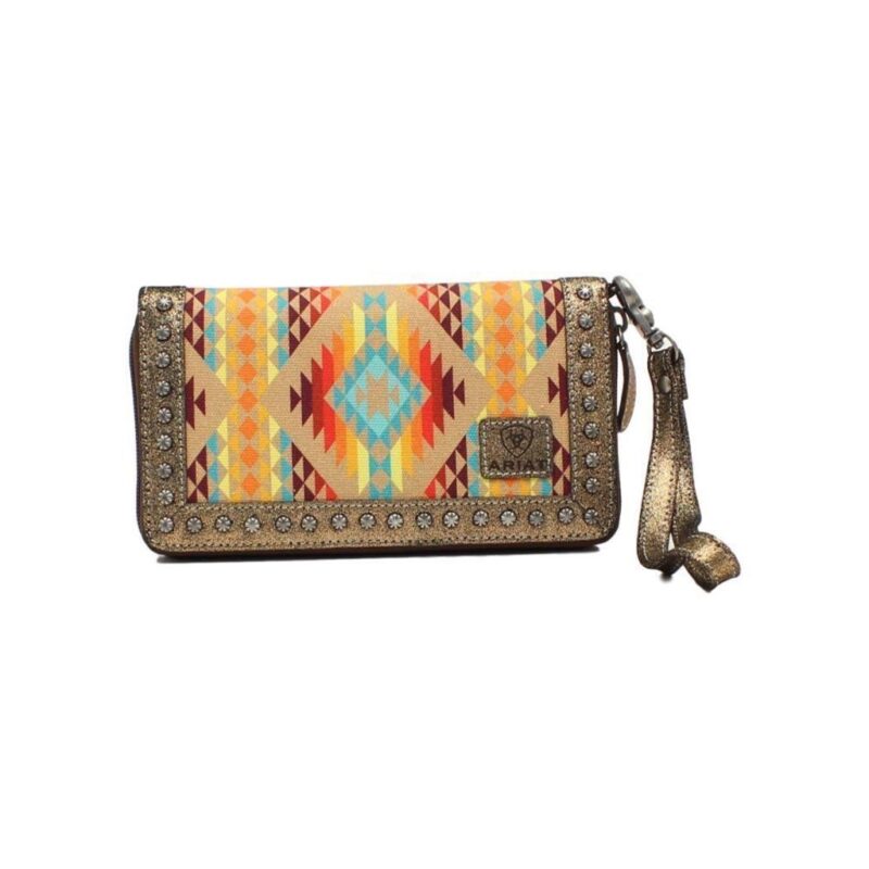 Women's Ariat Southwestern Orange Clutch A770000126