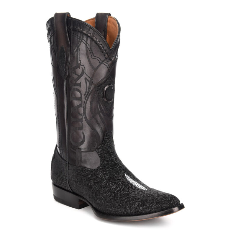 Men's Cuadra Genuine Stingray Round Toe Cowboy Boots CU343