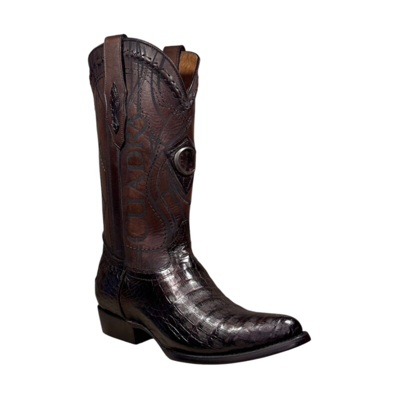 Men's Cuadra Genuine Crocodile Round Cowboy Boot CU424