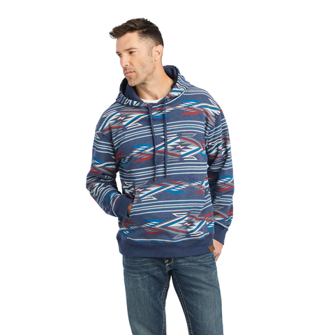 Men's Ariat Multicolored Chimayo Pattern Pull Over Hoodie 10042192