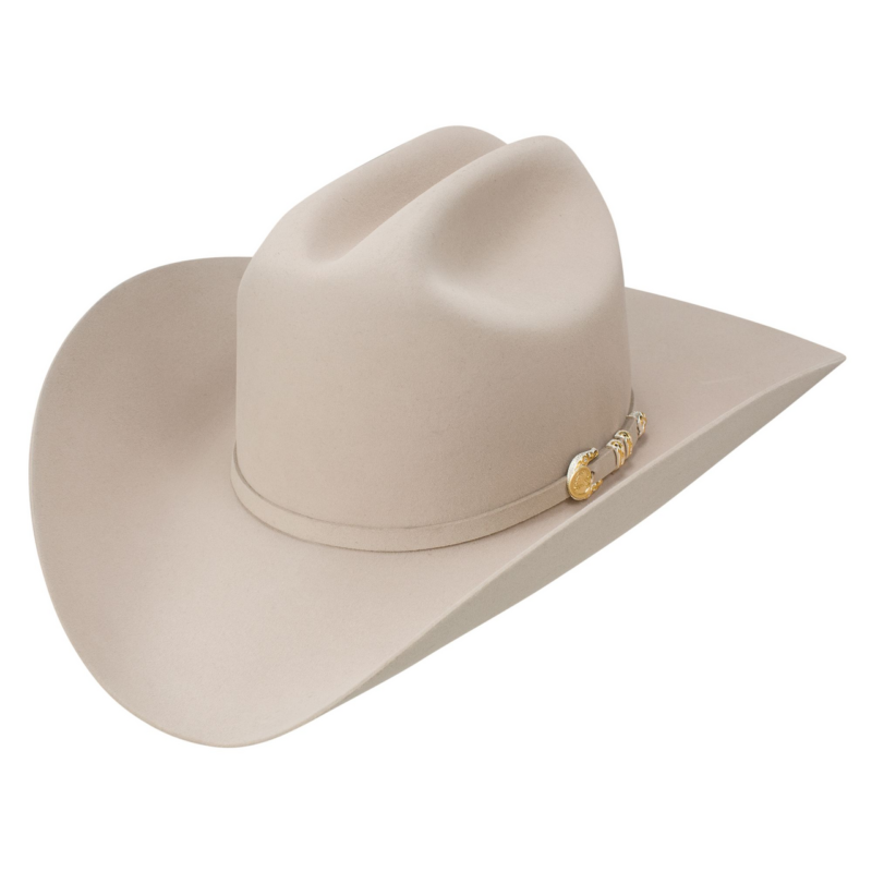 Stetson 100X El Presidente Felt Silver Belly Cowboy Hat SFPRGE-774061