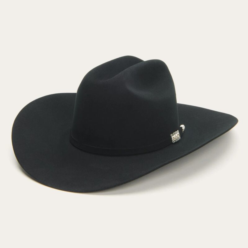 Stetson 500X "EL Amo" Black Premium Felt Cowboy Hat SFELAM- 484007
