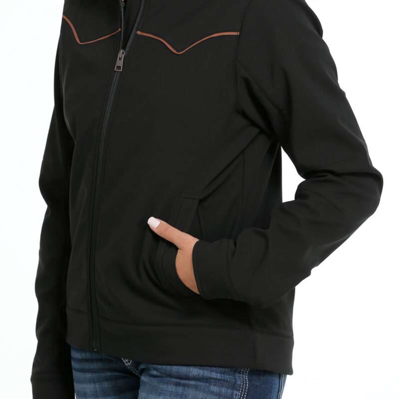 Women's Cinch Black Bonded Western Softshell Jacket MAJ9849001