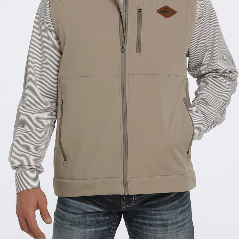 Men’s Cinch Concealed To Carry Khaki Bonded Vest MWV1541007