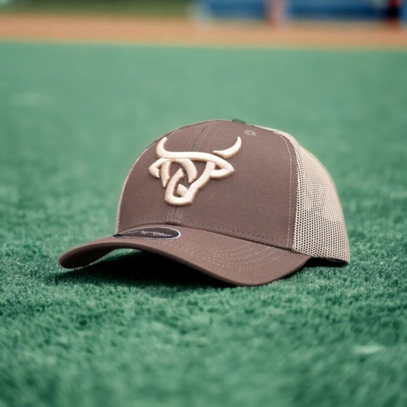 Lost Calf Curved Bill Brown Tan Classic Logo Cap