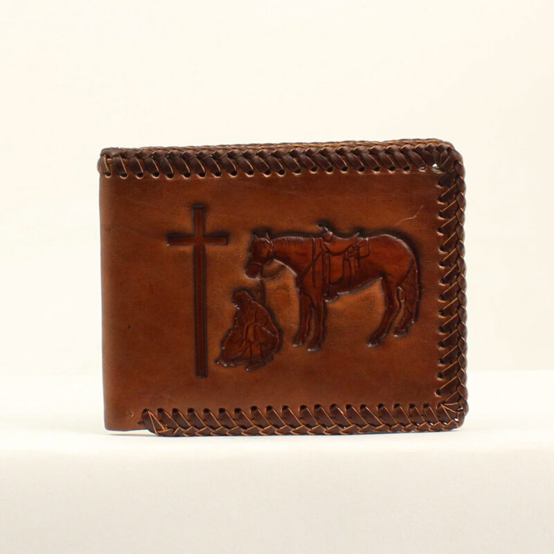 Nocona Men's Western Cowboy Praying Bifold Western Wallet N5413908