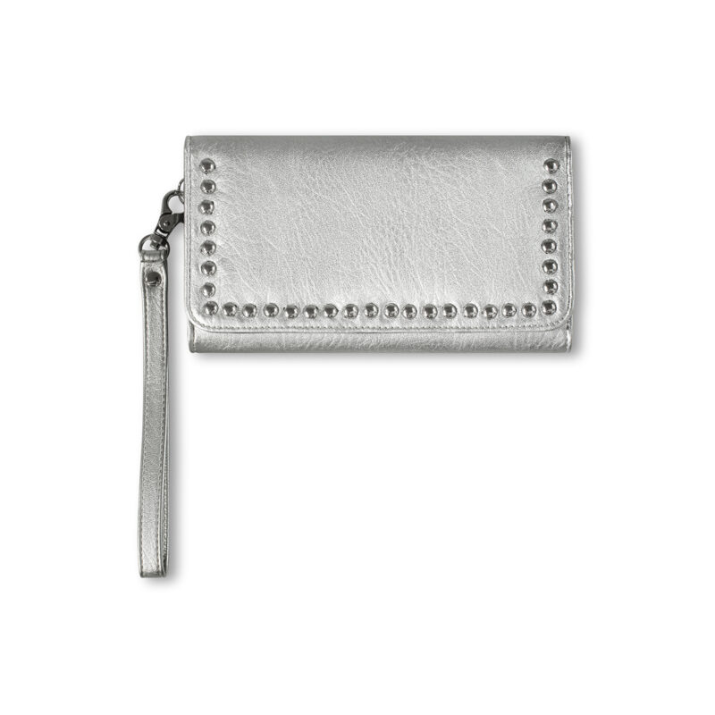 Women's Ariat Stella Silver Western Fashion Leather Western Wallet A770018736