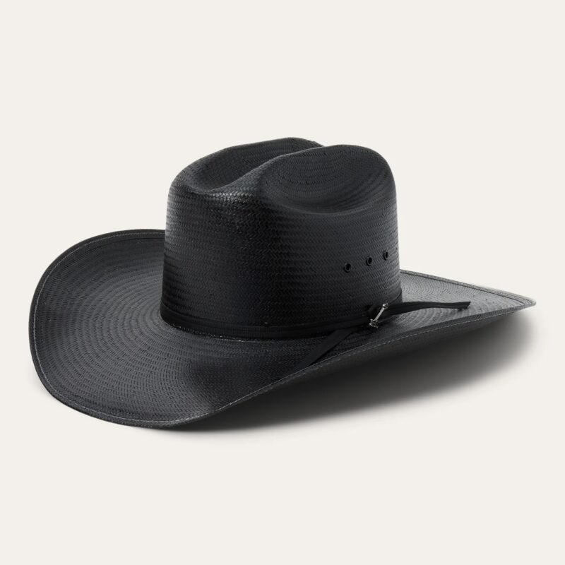 Stetson Coal Mine 10X Black Straw Cowboy Hat SSCOLM-3042