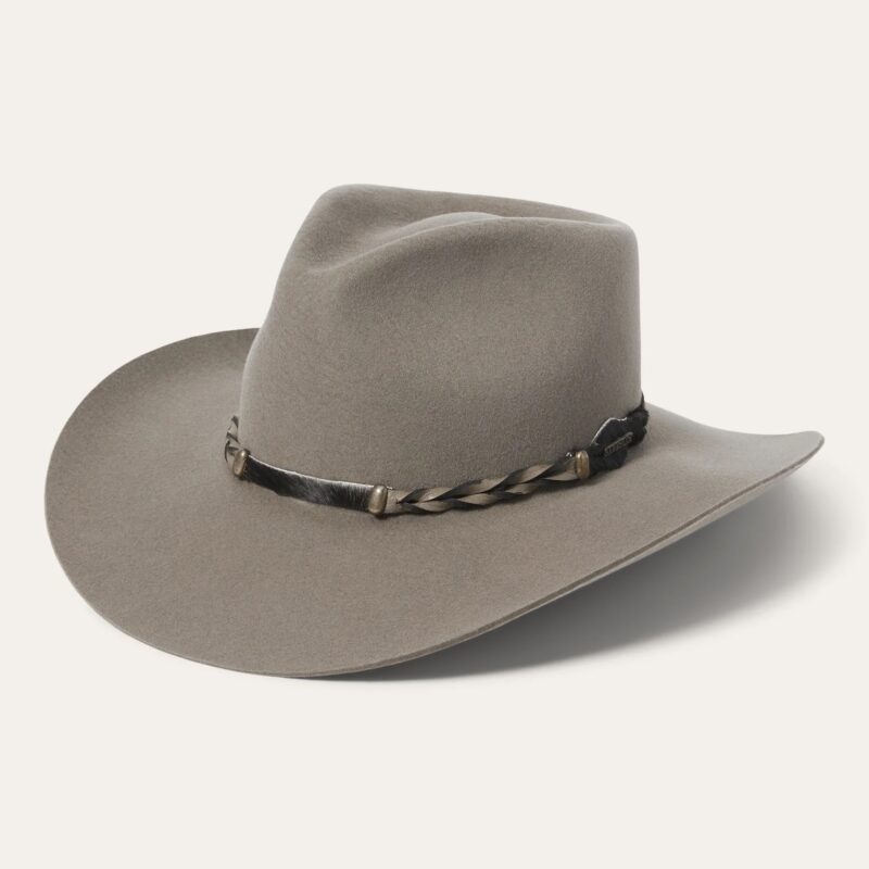 Stetson 4X "Drifter" Stone Buffalo Fur Cowboy Hat SBDFTR-163420