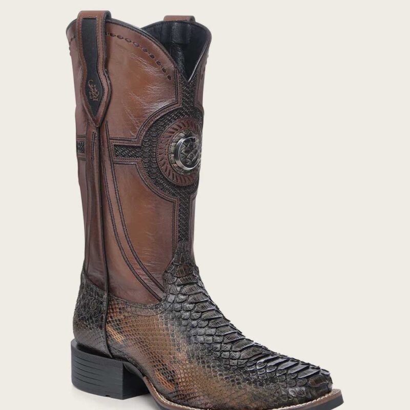 Men's Cuadra Genuine Python Honey Cowboy Boot CU978