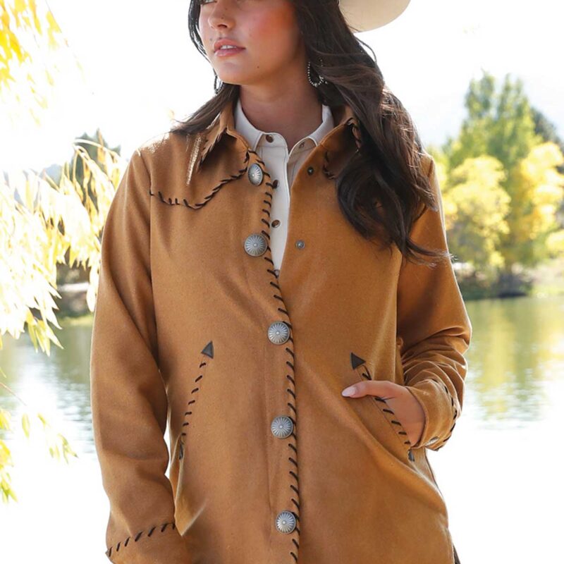 Women's Cruel Denim Brown Shirt jacket CWJ7514001