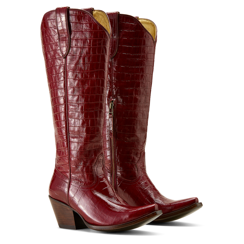 Women's Casanova Red Crocodile Print 10063991