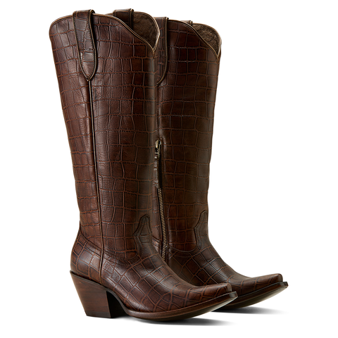 Women's Casanova Luxe Espresso Crocodile Print 10061831