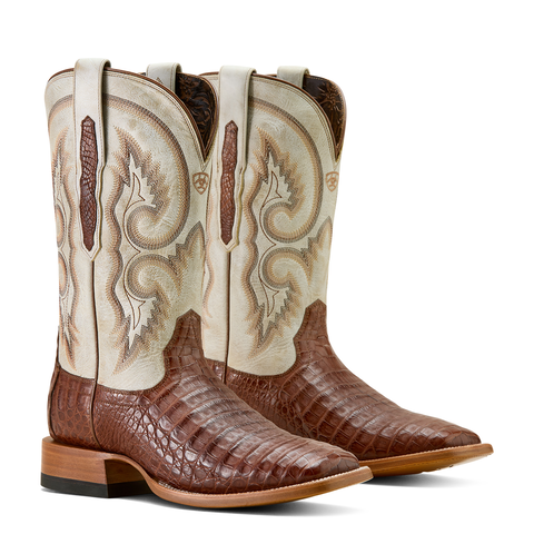Men's Ariat Taupe Caiman Callen Western Boot 10063773