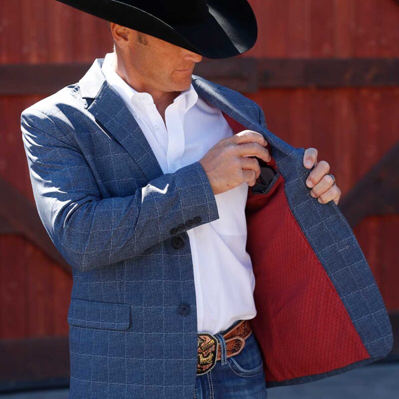 Men's Cinch Western Sport Navy Coat MWJ1931002