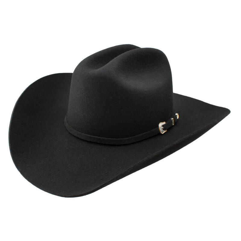 Stetson 3X Oak Ridge Black Wool Felt Cowboy Hat SWOAKR-724007