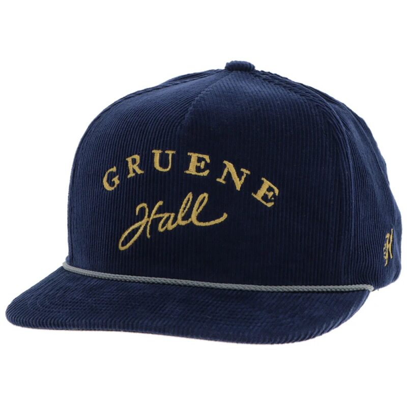 Hooey Gruene Hat Corduroy Snap Back 2382T-BL
