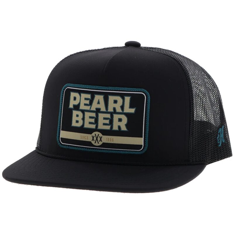 Hooey Pearl Snap Back Hat 2572T-BK