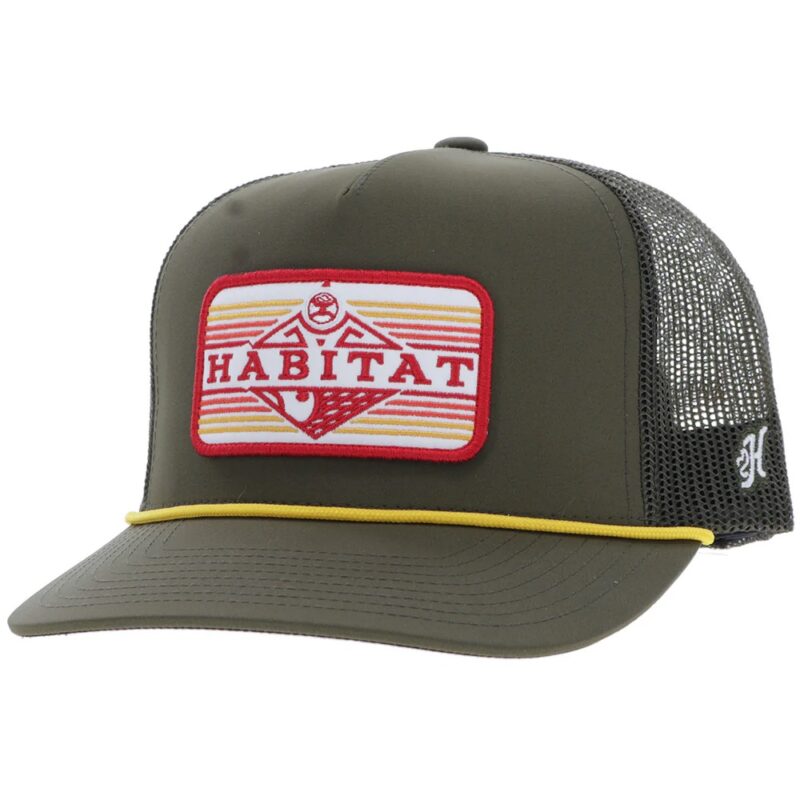 Hooey Habitat Snap Back Hat 6018T-GR
