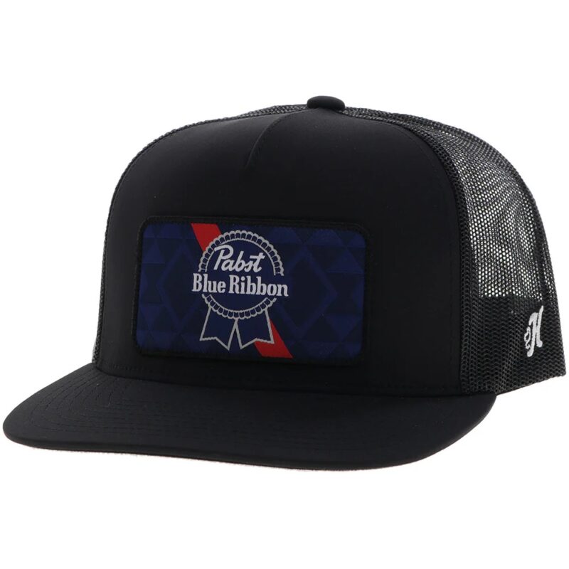 Hooey Pabst Blue Ribbon Snap Hat 2575T-BK