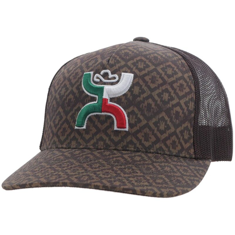 Hooey "Boquillas" Mexico Colors Snap Back Hat 2418T-TNBR