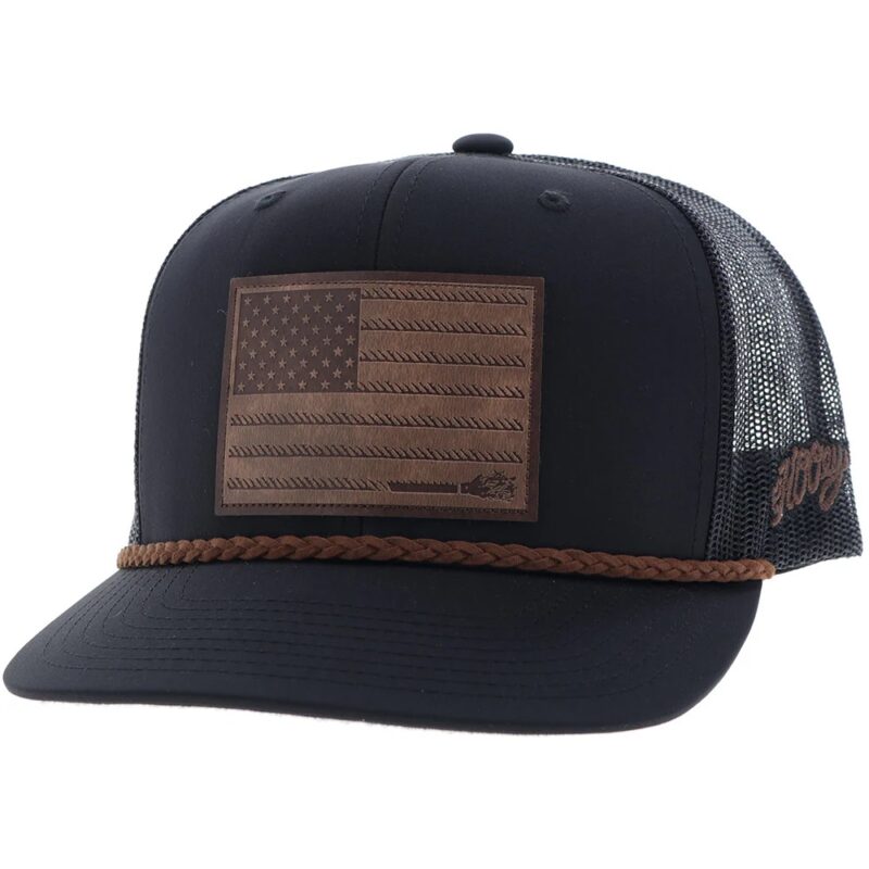 Hooey Liberty Roper Snap Back Hat 2510T-BK
