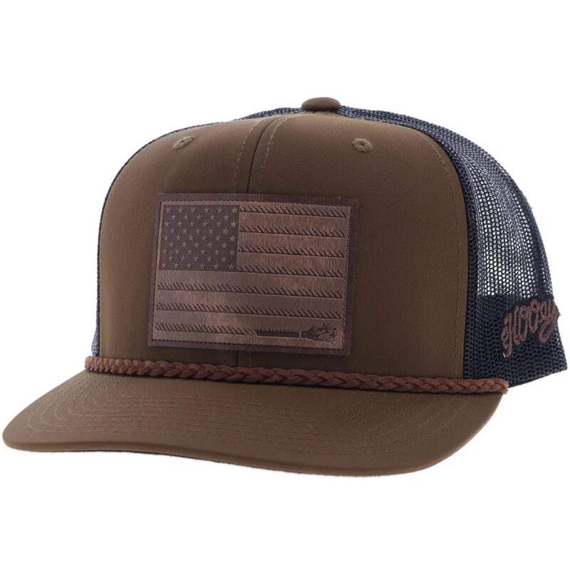 Hooey Liberty Roper Snap Back Hat 2510T-BRBK
