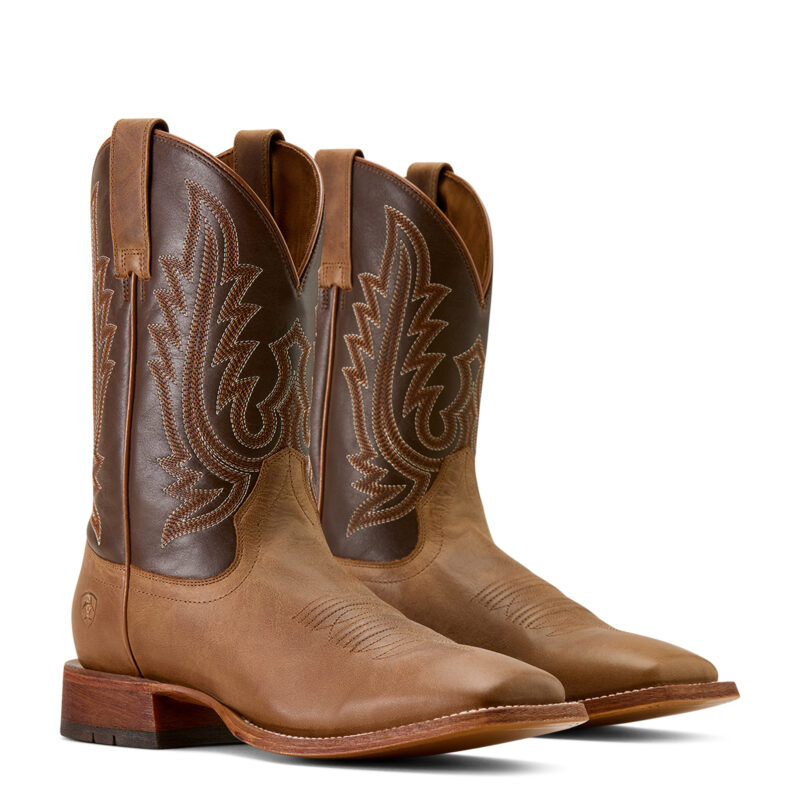 Men's Ariat Country Road Tan/Brown Cowboy Boots 10074250