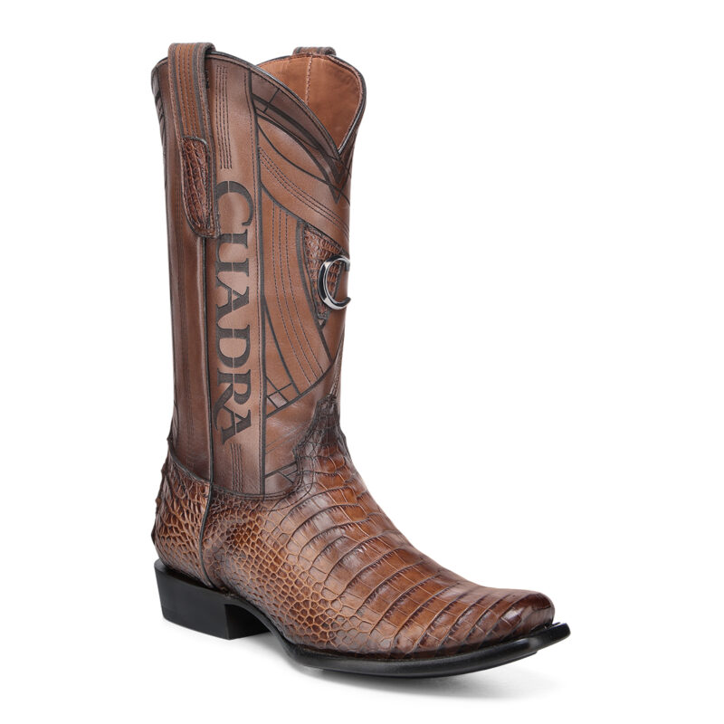 Men's Cuadra Honey Alligator Cowboy Boots CC270