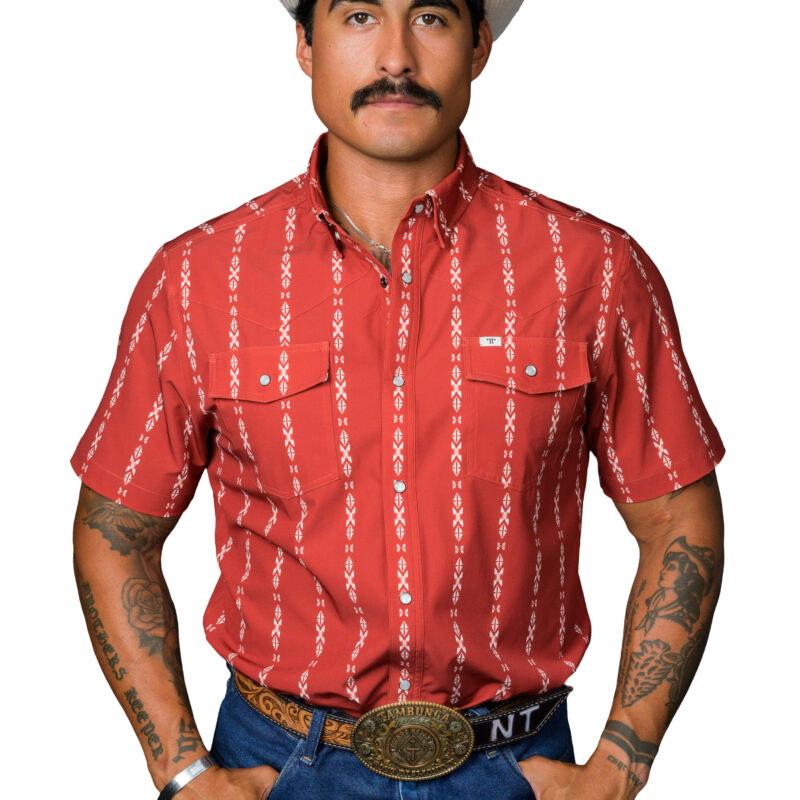 Men's Ferrell Red Snap Shirt FPS1026065